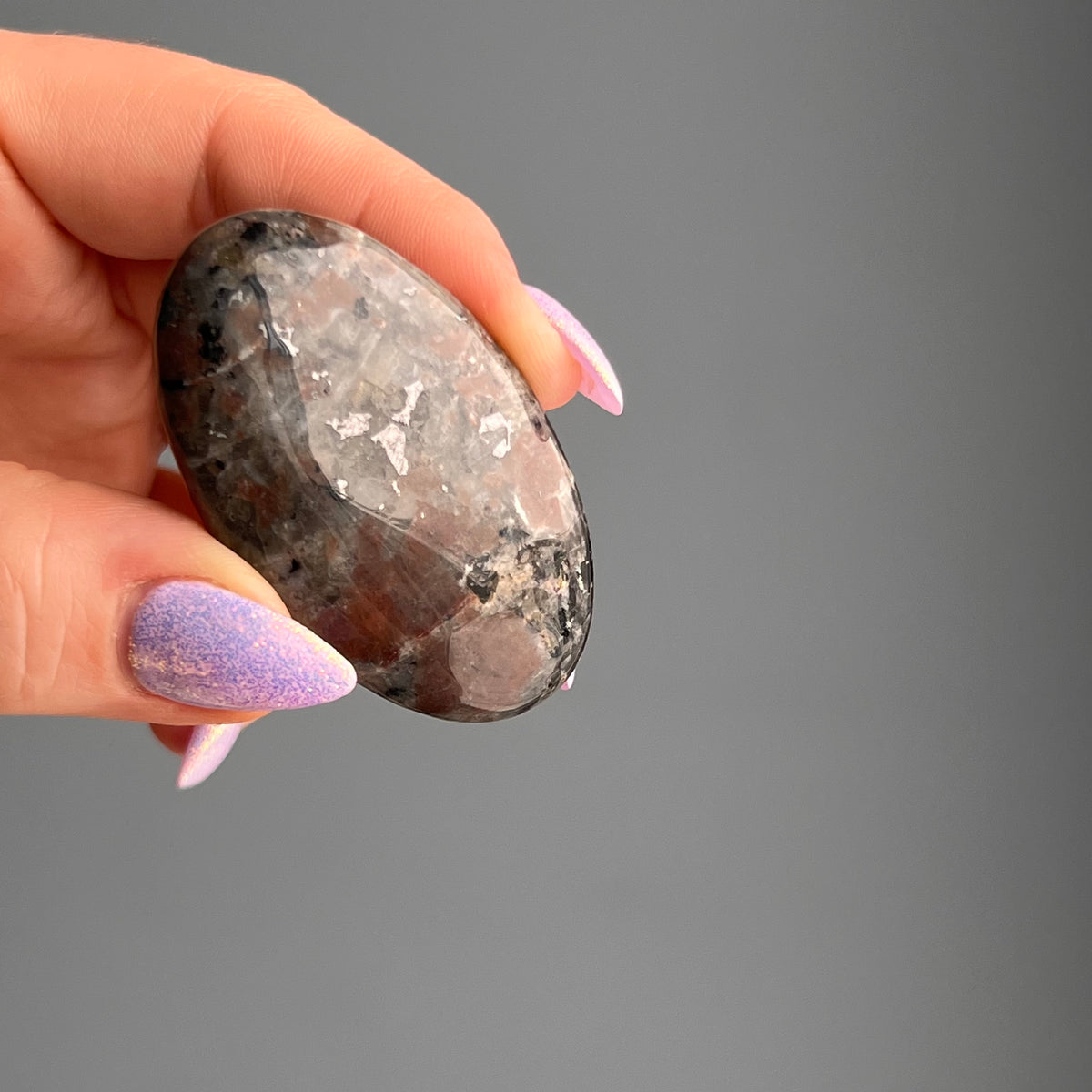 Yooperlite Palm Stone Crystal Specimen – Wholehearted Crystal Creations