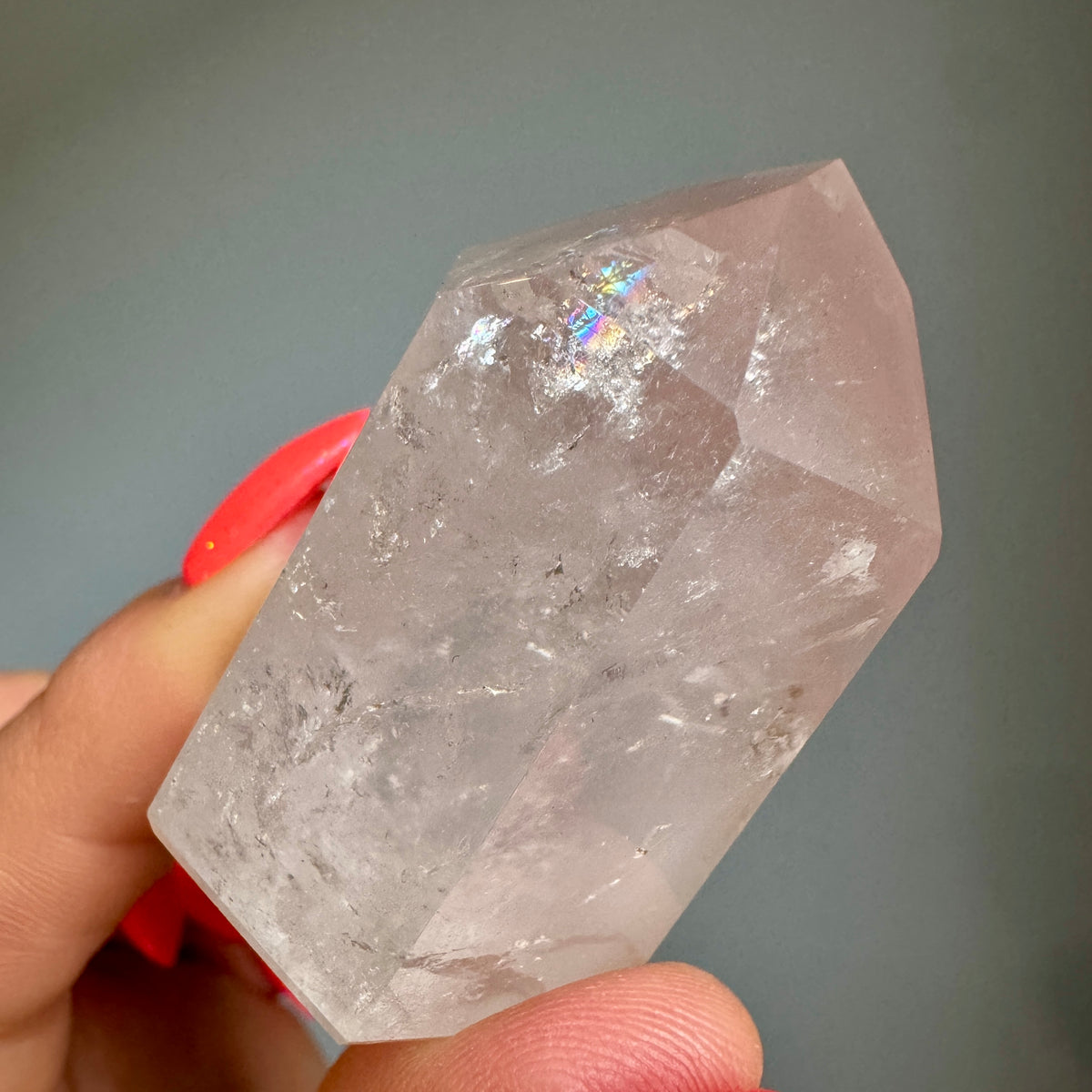 Pink Lithium Quartz (Rare) Crystal Tower Specimen PLQ#6 – Wholehearted Crystal Creations