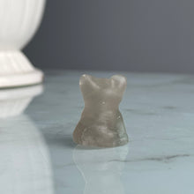 Green Fluorite Dog Crystal Carving Specimen