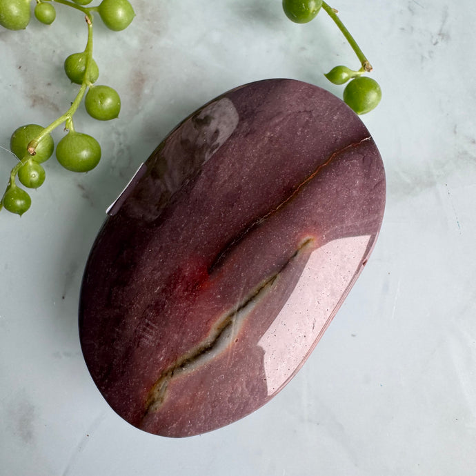 Mookaite Jasper Palm Stone Specimen