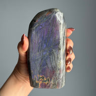 Purple Labradorite Freeform Crystal Specimen – Wholehearted Crystal Creations