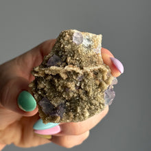 Blue Fluorite Raw Crystal Specimen