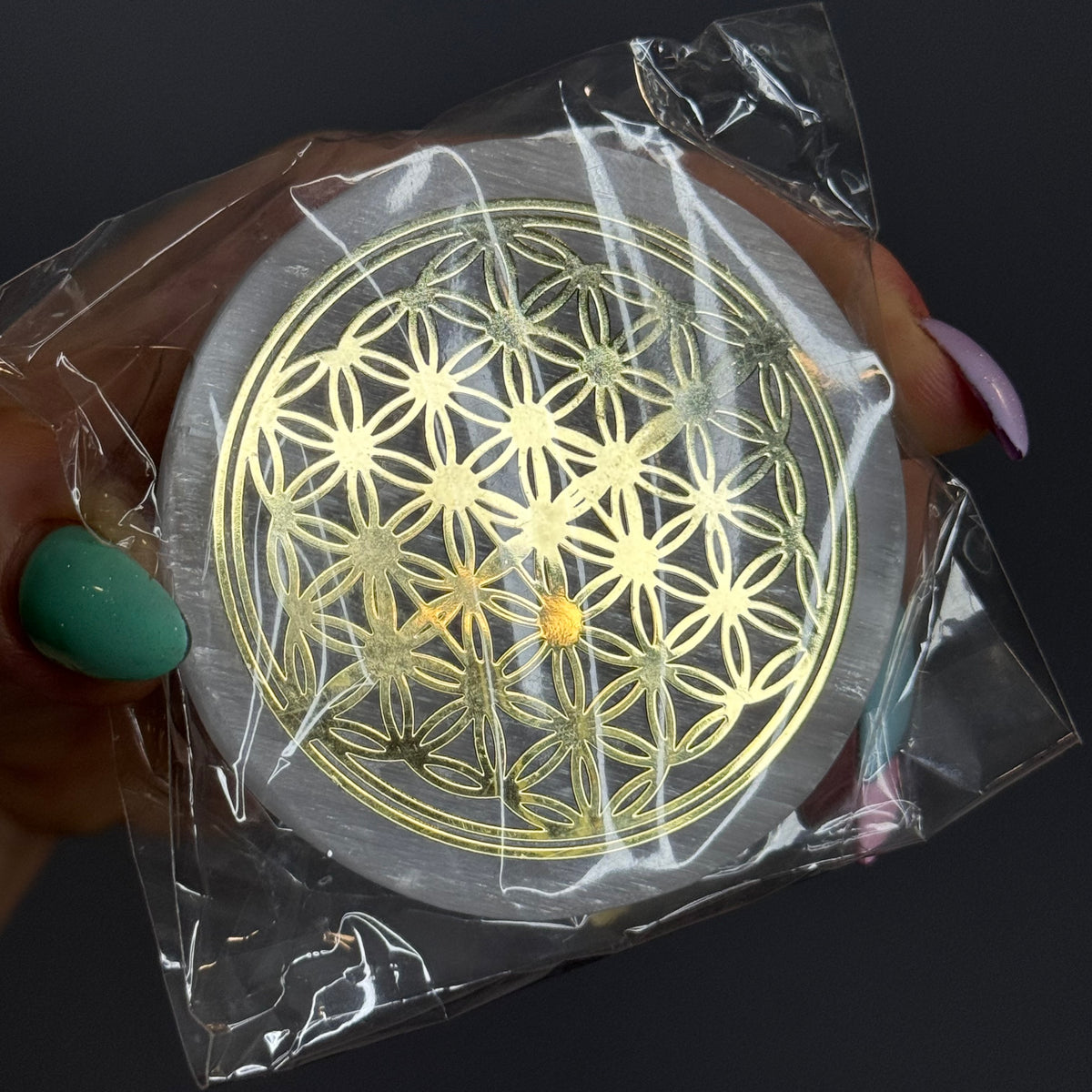 Selenite Cleansing + Charging Plate Disc