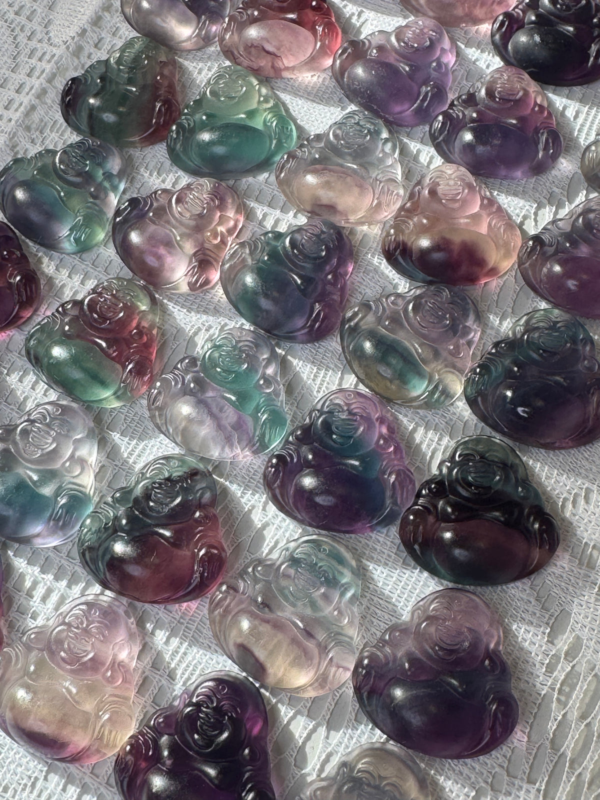 Buddha Fluorite Carving Crystal Specimen – Wholehearted Crystal Creations