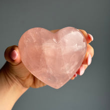 Rose Quartz Heart Carving Specimen
