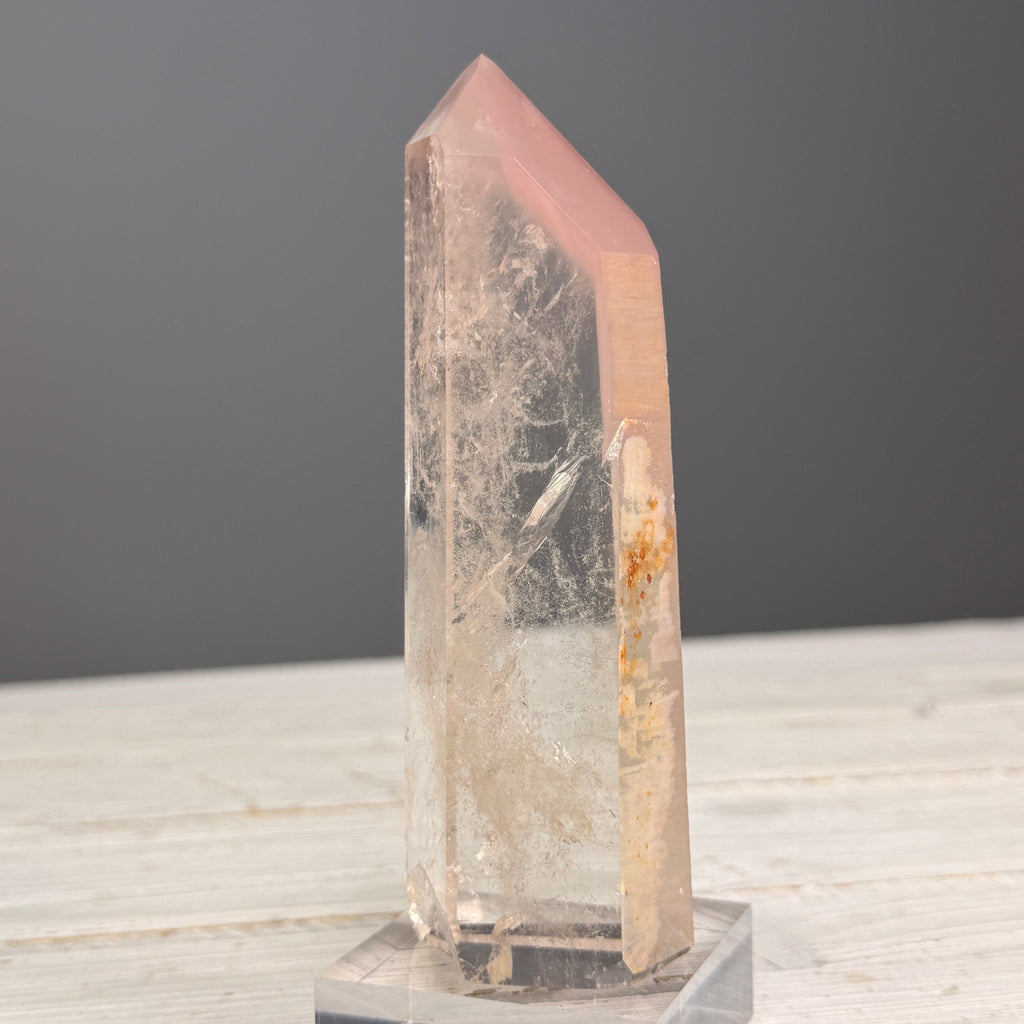 Pink Lithium Quartz (Rare) Crystal Tower Specimen PLQ#34 – Wholehearted Crystal Creations