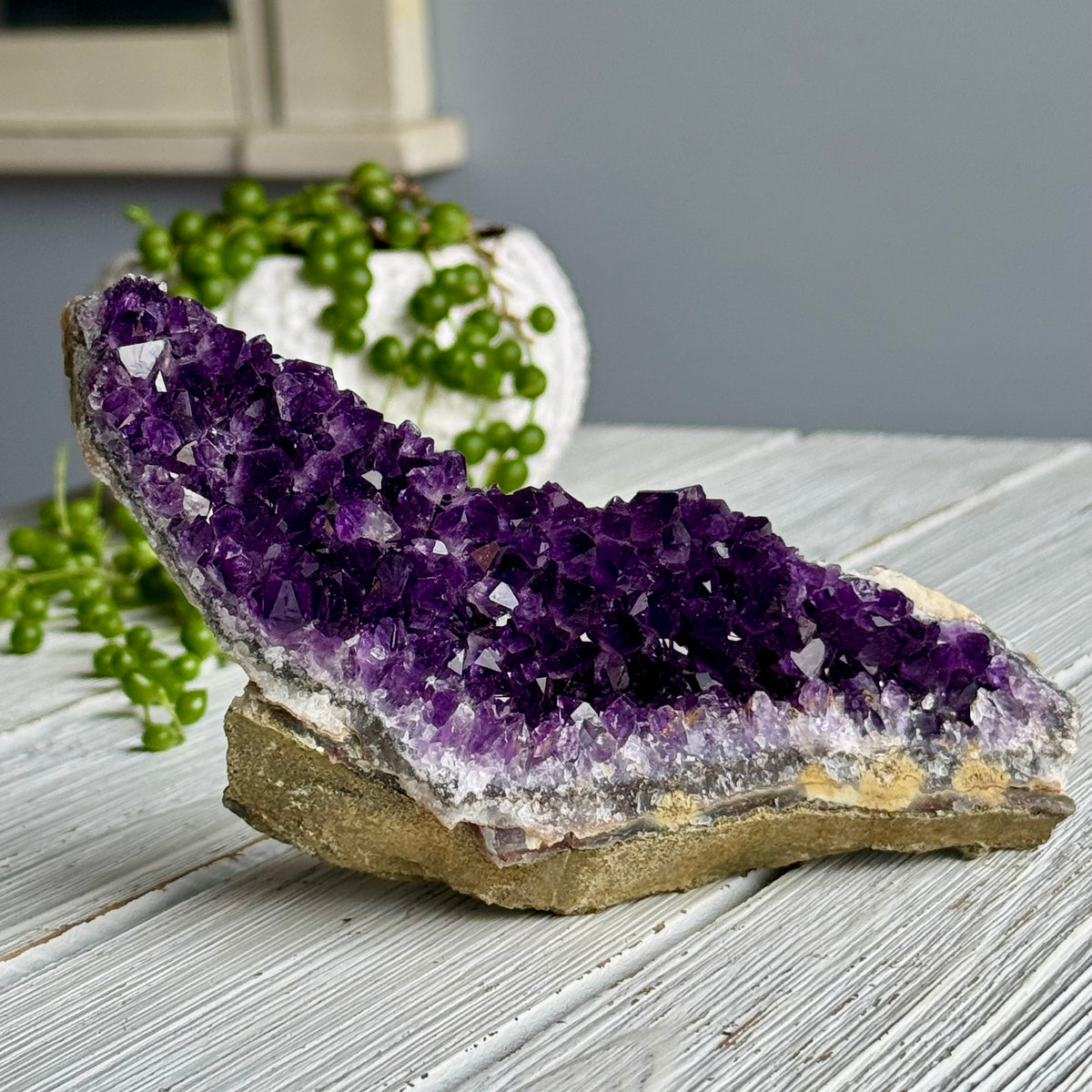 Amethyst Uruguay Cluster Crystal Specimen – Wholehearted Crystal Creations