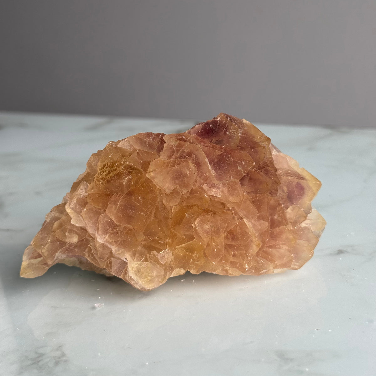 Yellow Fluorite Cluster Crystal Specimen – Wholehearted Crystal Creations