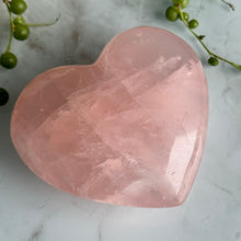 Rose Quartz Heart Carving Specimen