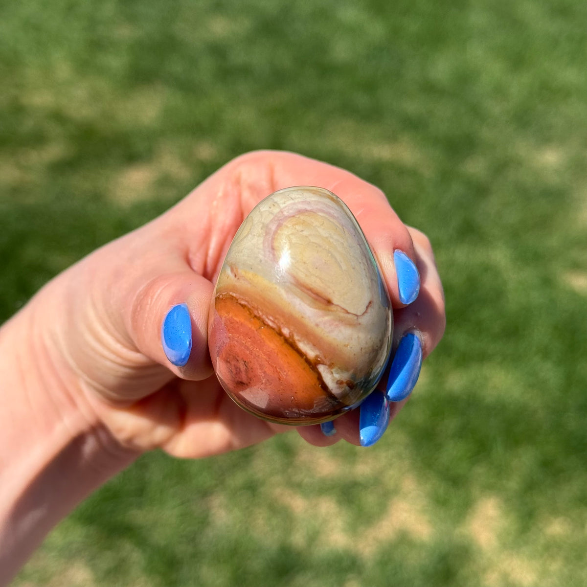 Polychrome Jasper Egg Carving Crystal Specimen – Wholehearted Crystal Creations