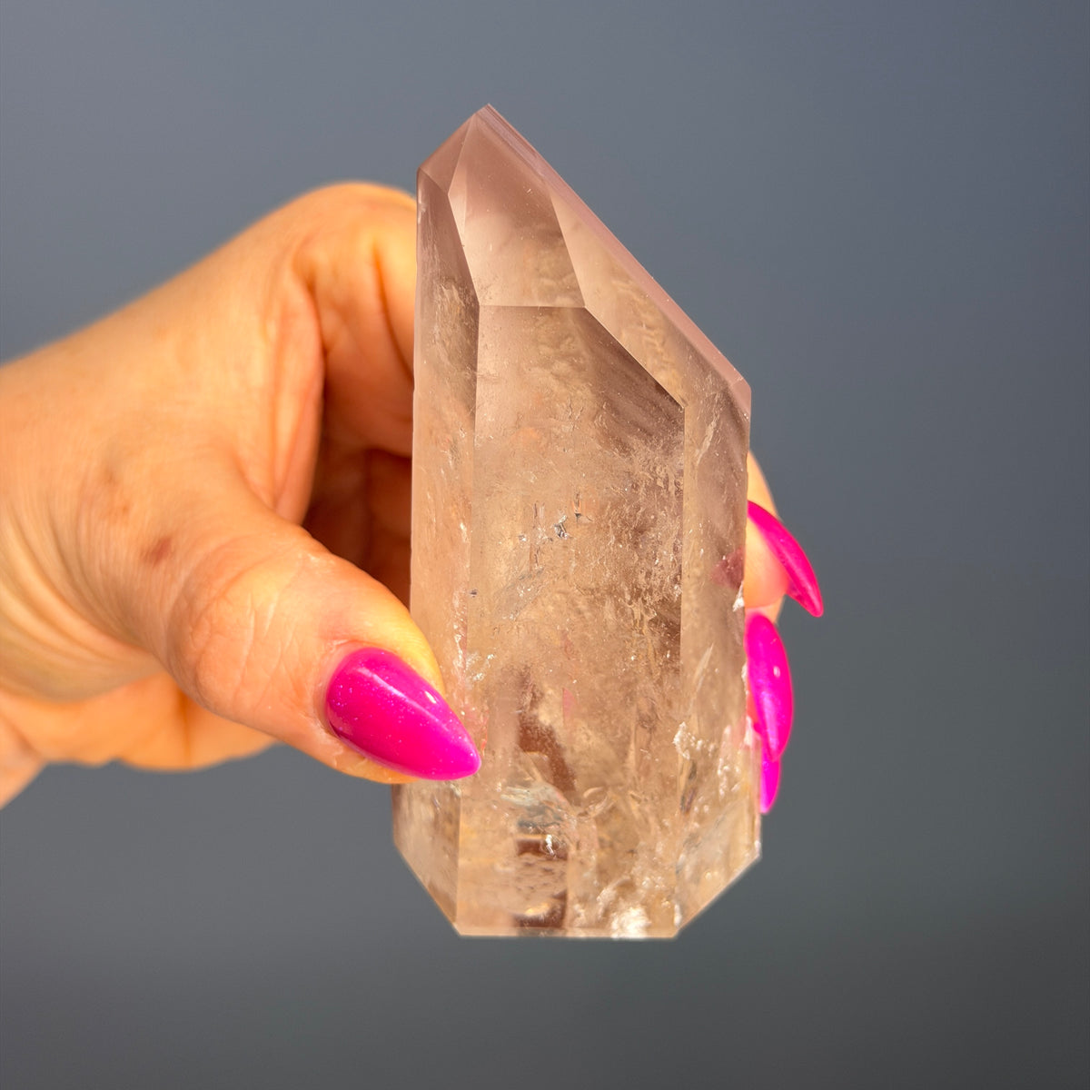 Pink Lithium Quartz (Rare) Crystal Tower Specimen PLQ#40 – Wholehearted Crystal Creations