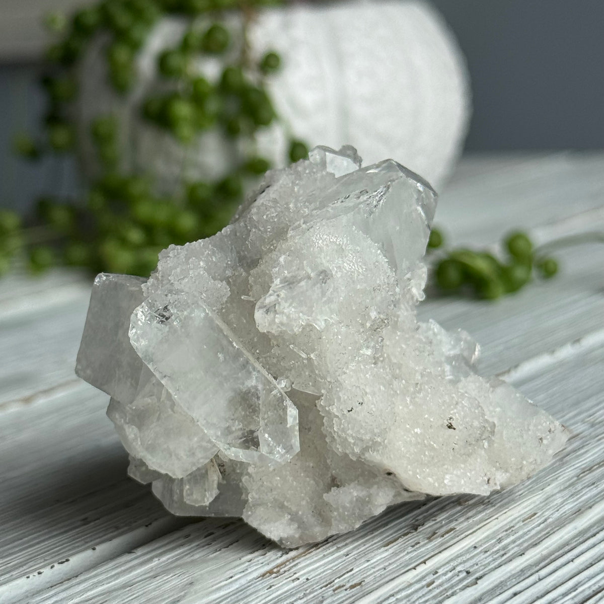 Apophyllite Raw Crystal Specimen – Wholehearted Crystal Creations