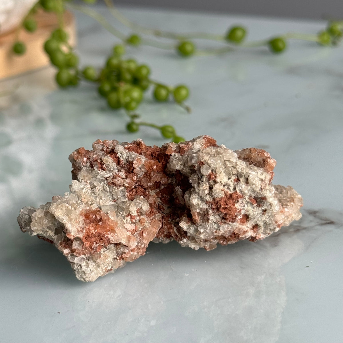 Red Aragonite Cluster (Sputnik) Specimen