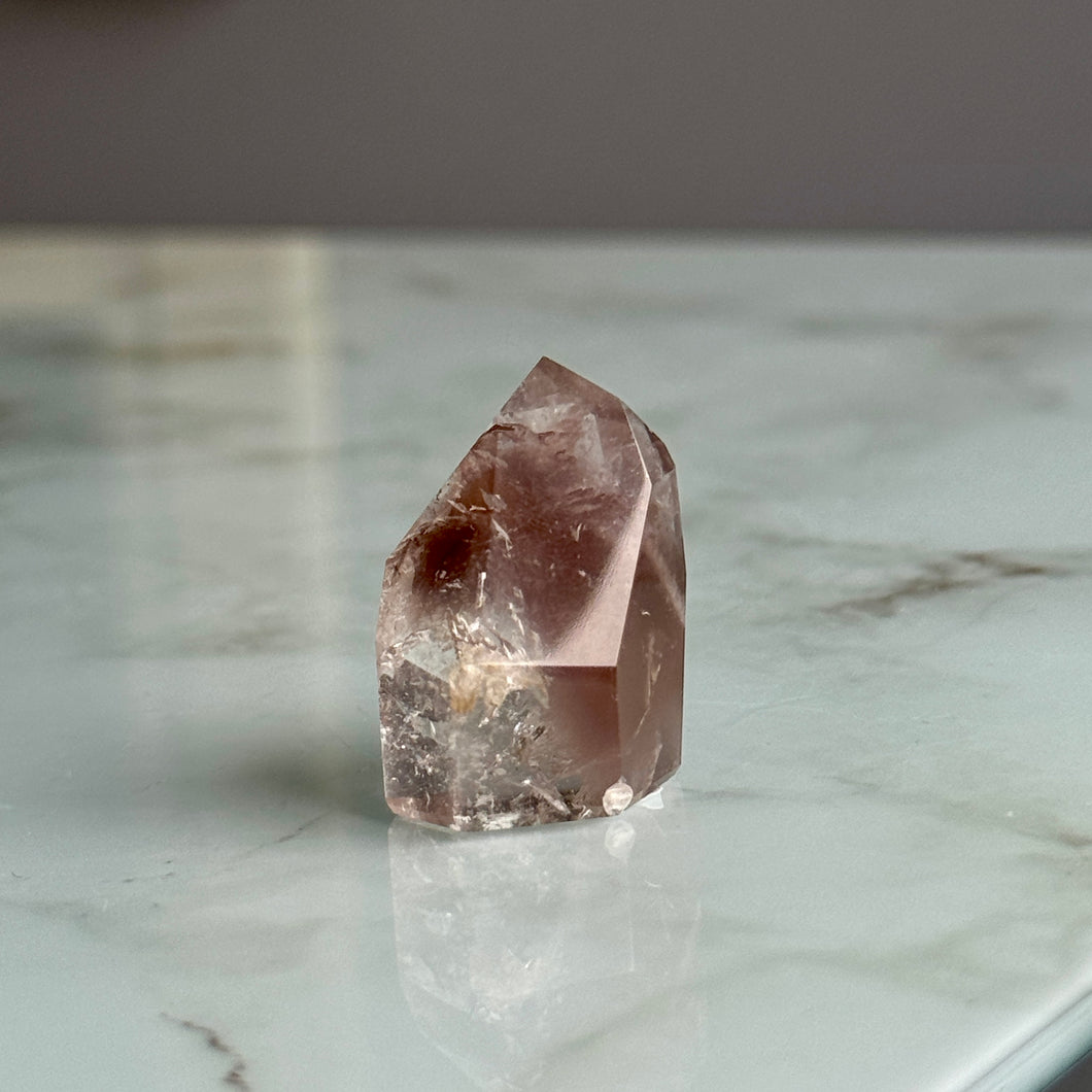 Pink Lithium Quartz (Rare) Crystal Tower Specimen PLQ#16