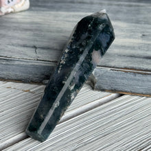 Moss Agate Crystal Wand Specimen – Wholehearted Crystal Creations