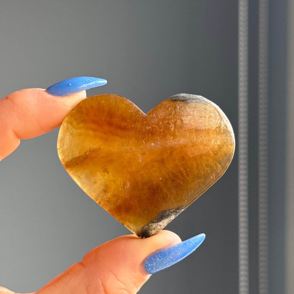 Yellow Fluorite Heart Carving Crystal Specimen – Wholehearted Crystal Creations