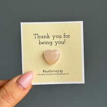 Valentine's Day Affirmation & Gratitude Heart Stone Set