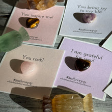 Valentine's Day Affirmation & Gratitude Heart Stone Set