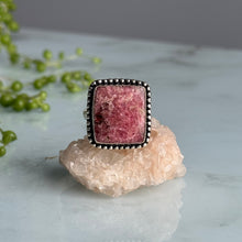 Rhodonite Size 9 Ring