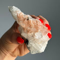 Apophyllite & Peach Stilbite Crystal Specimen – Wholehearted Crystal Creations