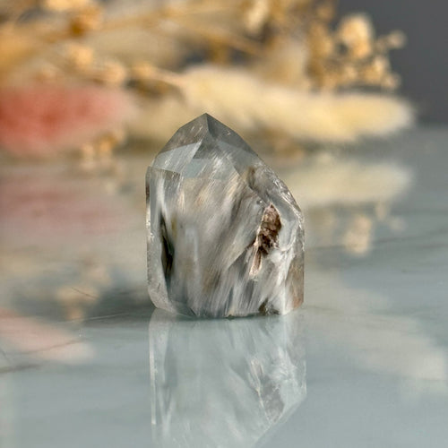 Blue Tara Quartz Crystal Specimen – Wholehearted Crystal Creations