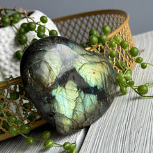 Labradorite Heart Carving Crystal Specimen