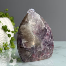 Lepidolite & Pink Tourmaline (Unicorn Stone) Flame Freeform