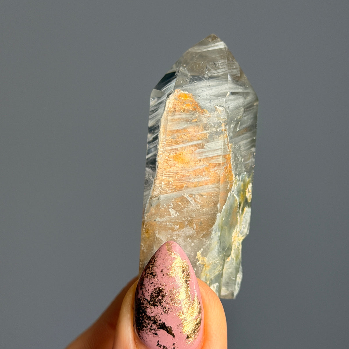 Blue Tara Quartz Specimen BTQ#21 – view 4 – Wholehearted Crystal Creations