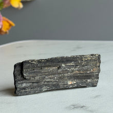 Black Tourmaline with Mica Raw Crystal Specimen BTR26