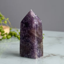 Lepidolite Tower Crystal Specimen
