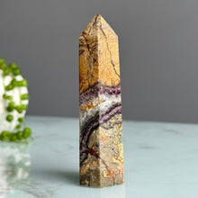 Purple Brecciated Maligano Jasper Tower Specimen