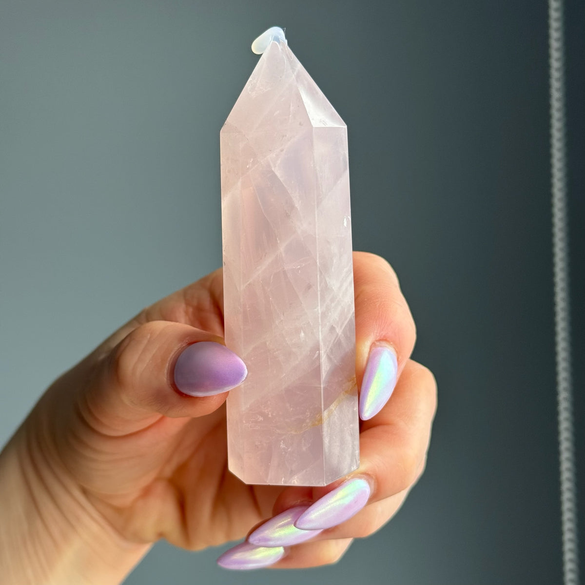 Blue Rose Quartz Tower Crystal Specimen – Wholehearted Crystal Creations