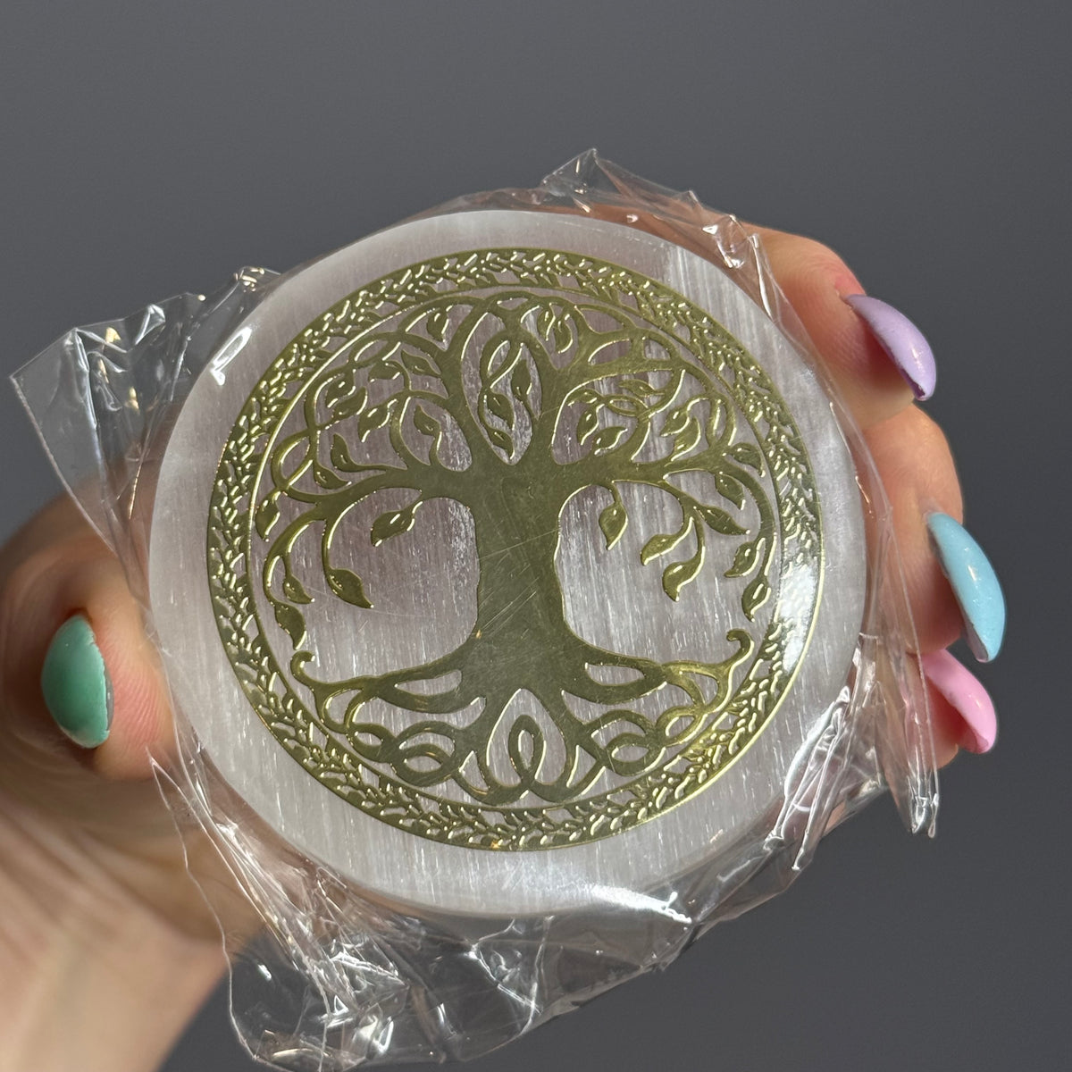 Selenite Cleansing + Charging Plate Disc