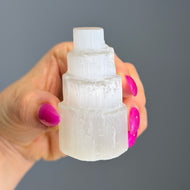 Selenite (Satin Spar) Raw Tower Specimen