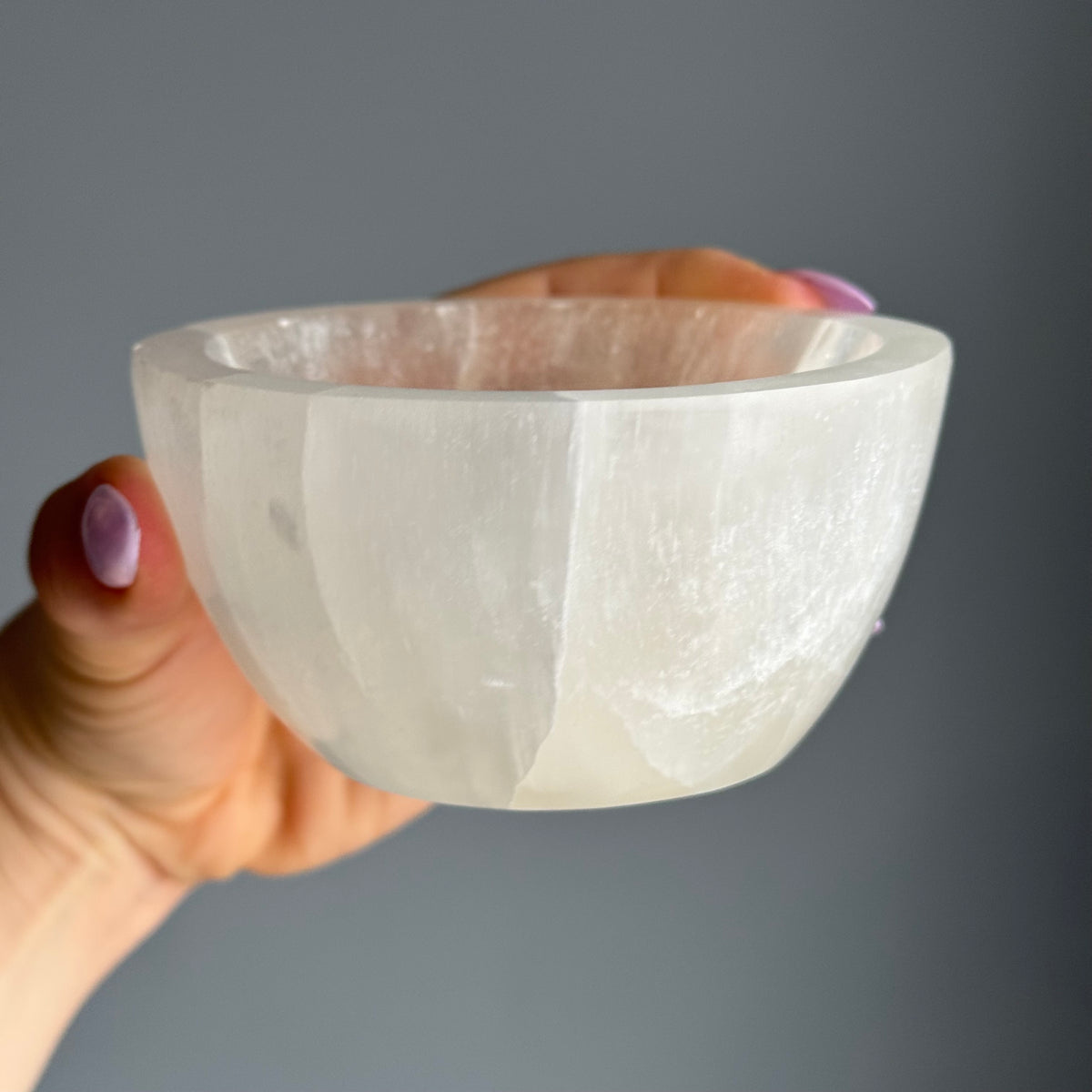 Selenite (Satin Spar) Crystal Bowl Specimen (Large)