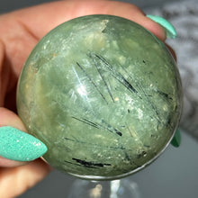 Prehnite with Epidote Polished Sphere Specimen (PS60)