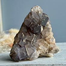 Fluorite (Grey Cubic) Raw Crystal Specimen