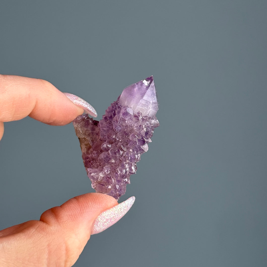 Amethyst Spirit Quartz Raw Crystal Specimen