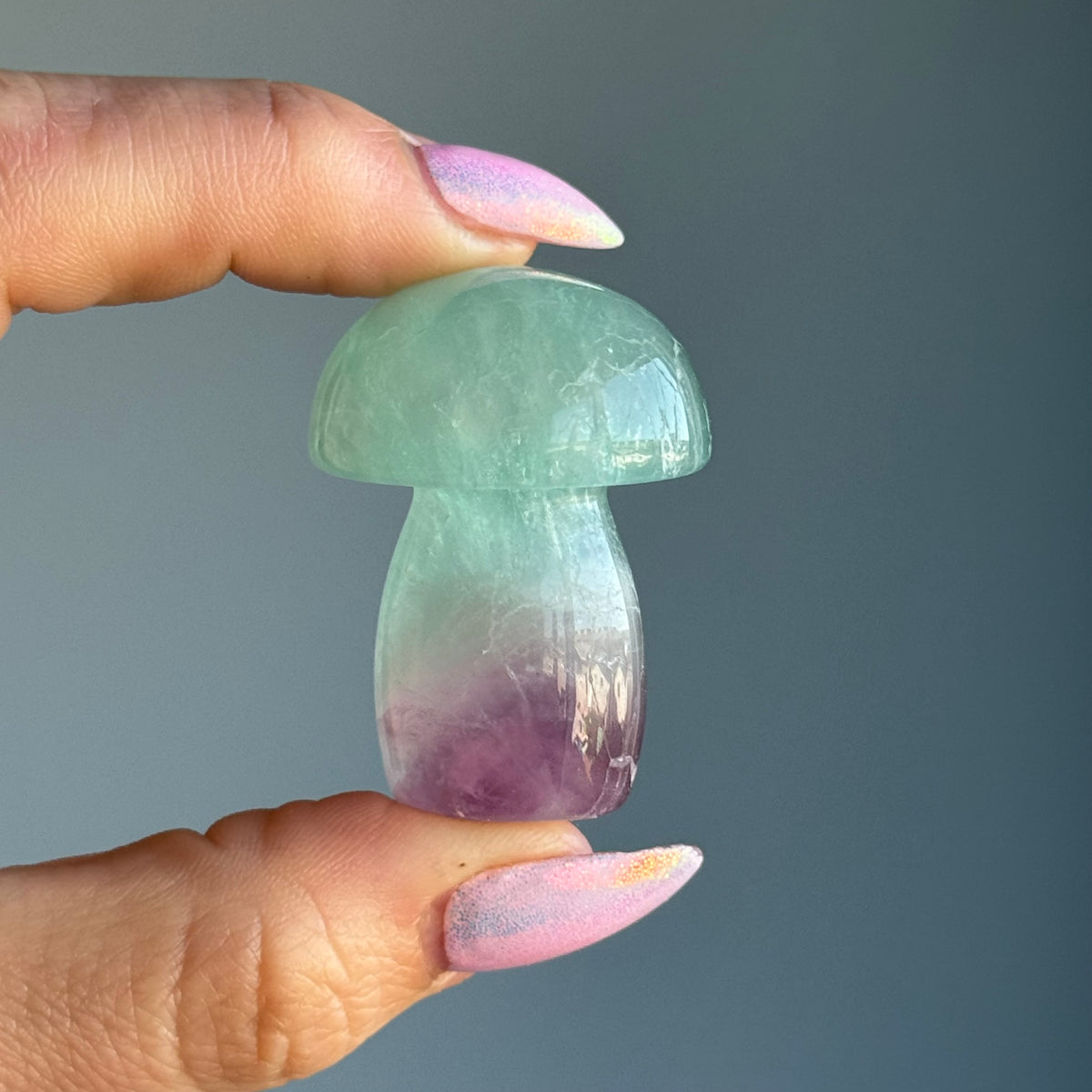 Fluorite Mushroom Carving Crystal Specimen – Wholehearted Crystal Creations