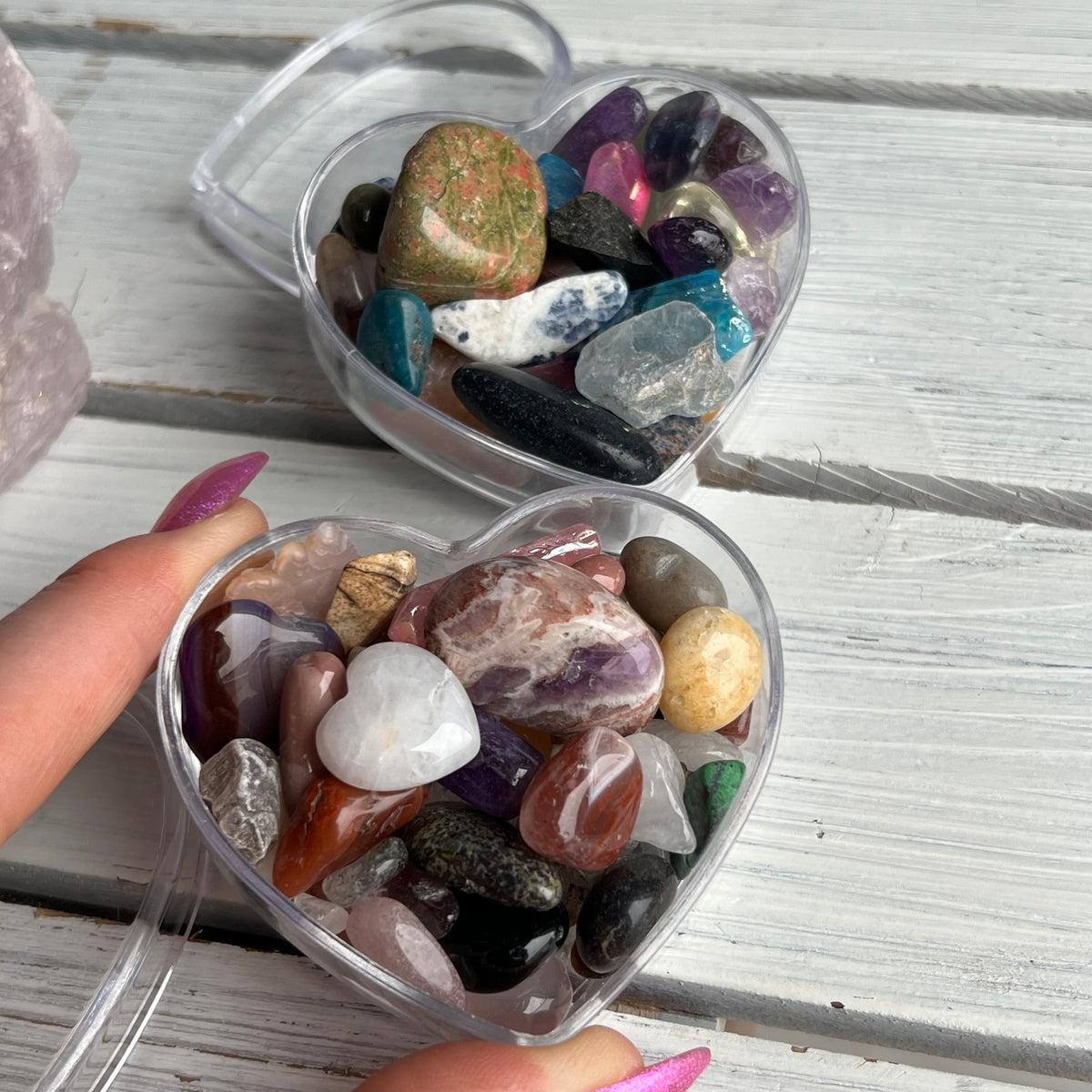 Crystal-Filled Heart Scoopz Valentine's Day Gift – Wholehearted Crystal Creations