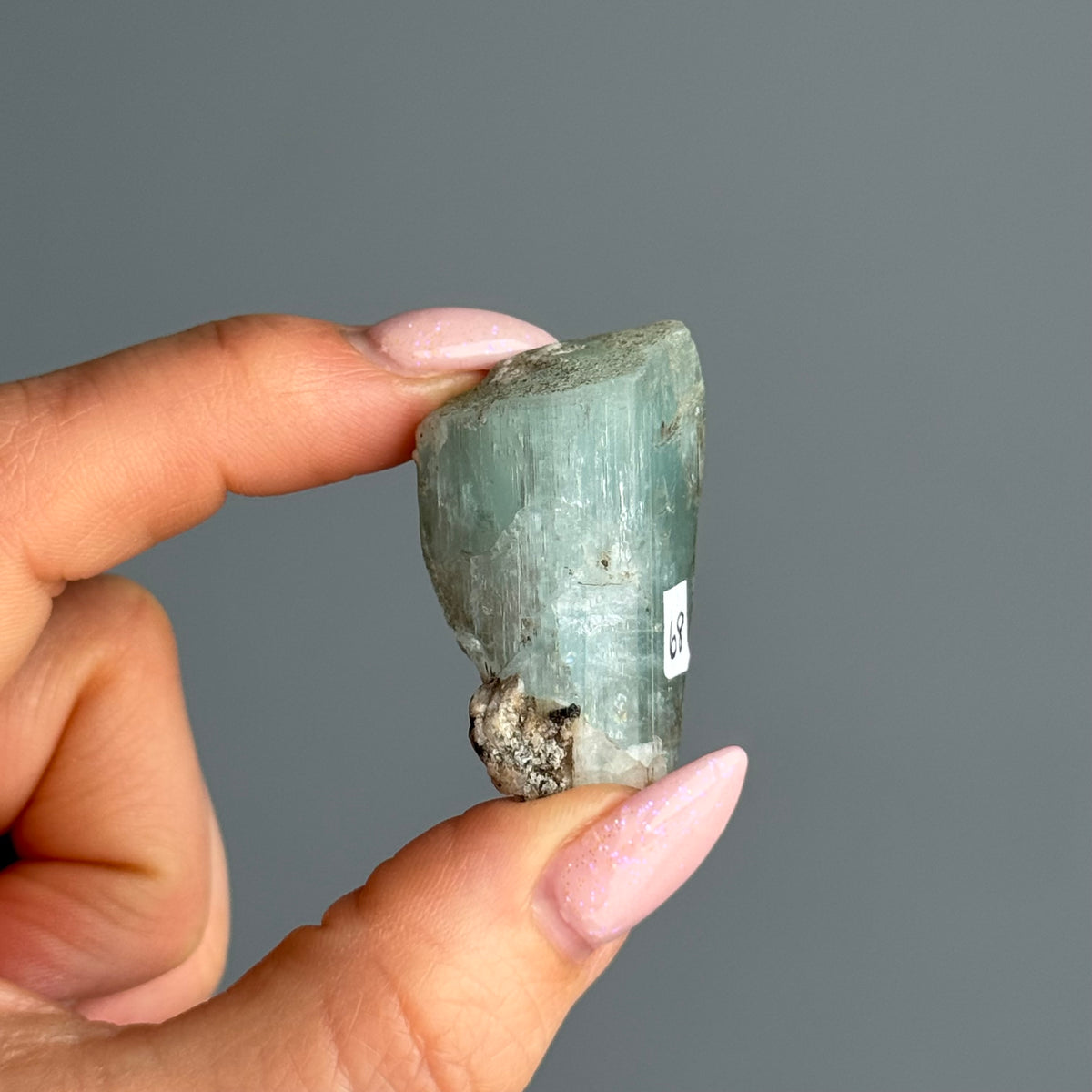 Aquamarine Beryl Crystal Specimen – Wholehearted Crystal Creations