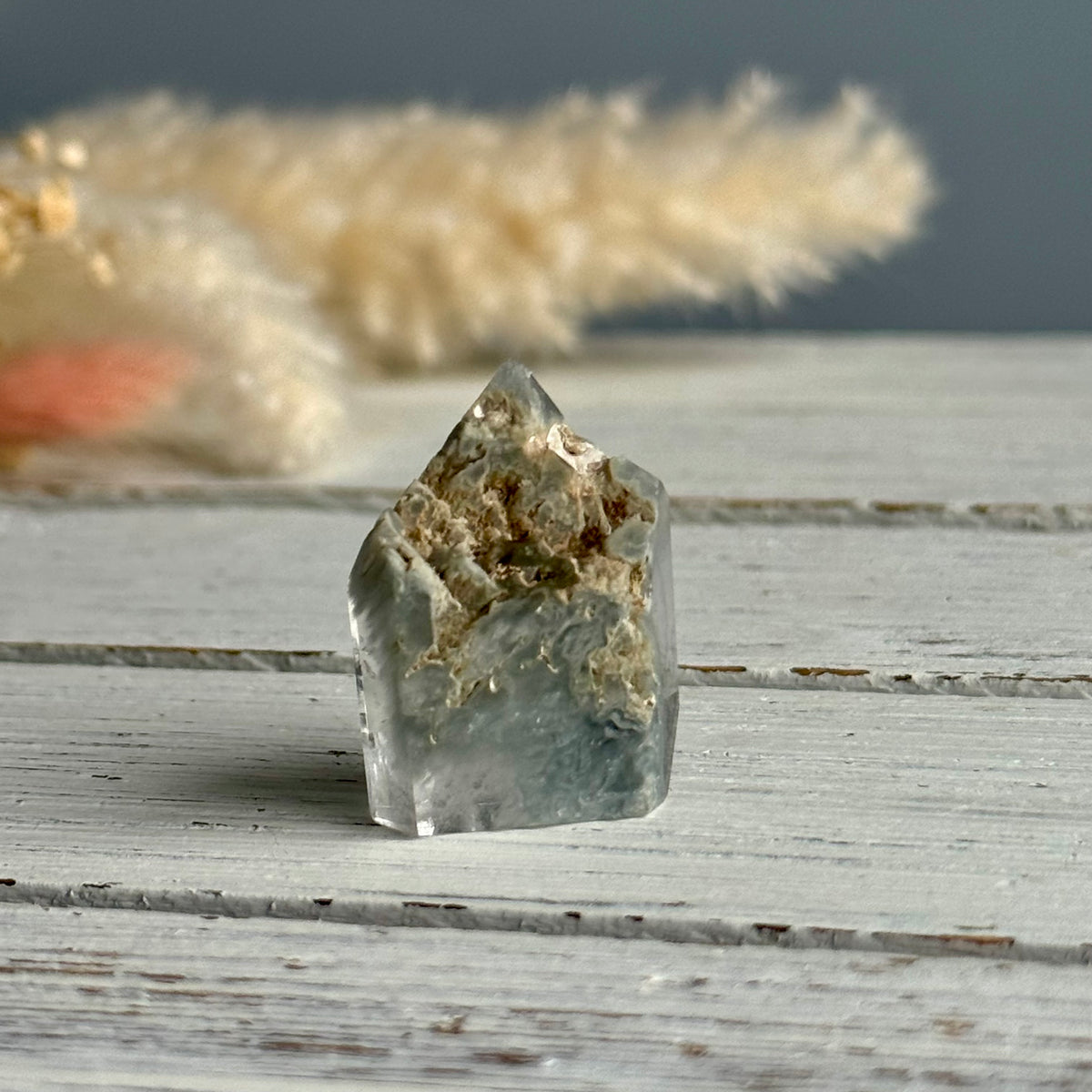 Blue Tara Quartz Crystal Specimen – Wholehearted Crystal Creations