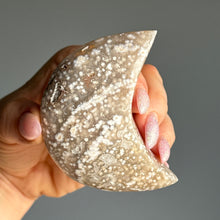 Ocean Jasper Moon Crystal Specimen Carving