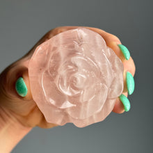 Rose Quartz Carved Rose Specimen