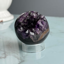 Amethyst Druzy Geode Sphere Specimen