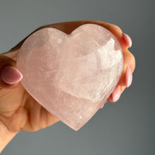 Rose Quartz Heart Carving Specimen