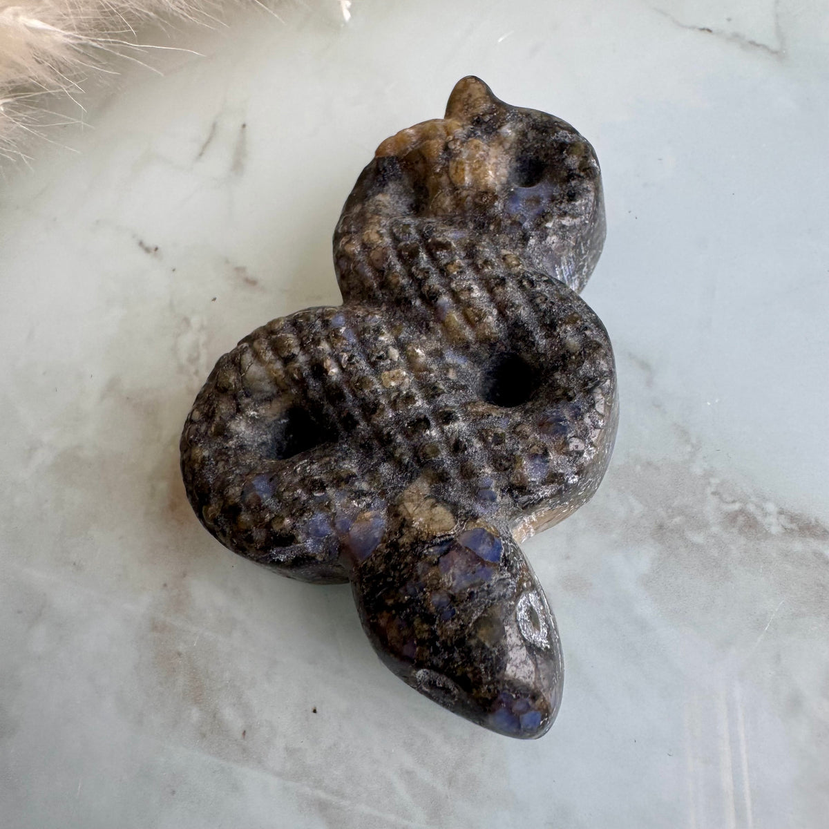 Que Sera Snake Carving Specimen – Wholehearted Crystal Creations