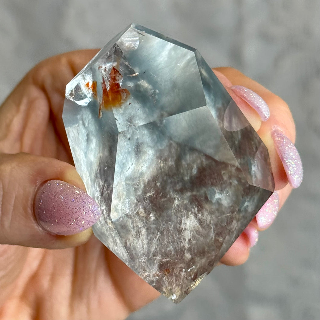 Blue Tara Quartz Crystal Specimen – Wholehearted Crystal Creations