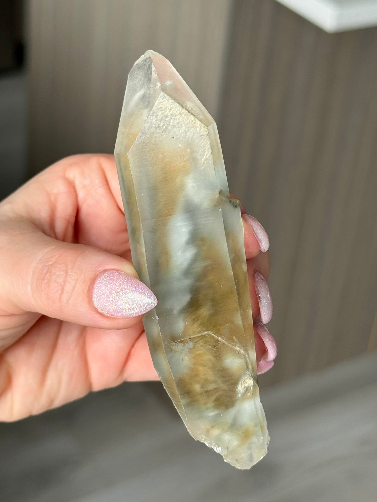 Blue Tara Quartz Crystal Specimen – Wholehearted Crystal Creations