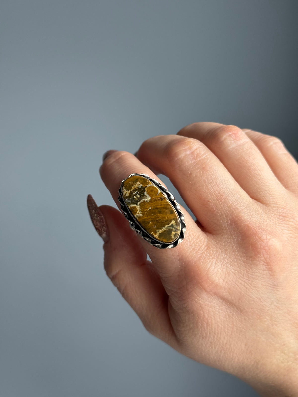 Ocean Jasper Crystal Ring – Wholehearted Crystal Creations